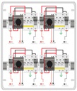 CAJA MODULAR GAVE CONEXIÓN PV - 1STRINGS 1000V 25A FUS12A 4MPPT SALIDAS INDIVIDUALES