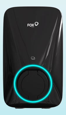 Toma de carga AC Trifásico 22.0kW- NEGRO - Bluetooth+RFID+4G 