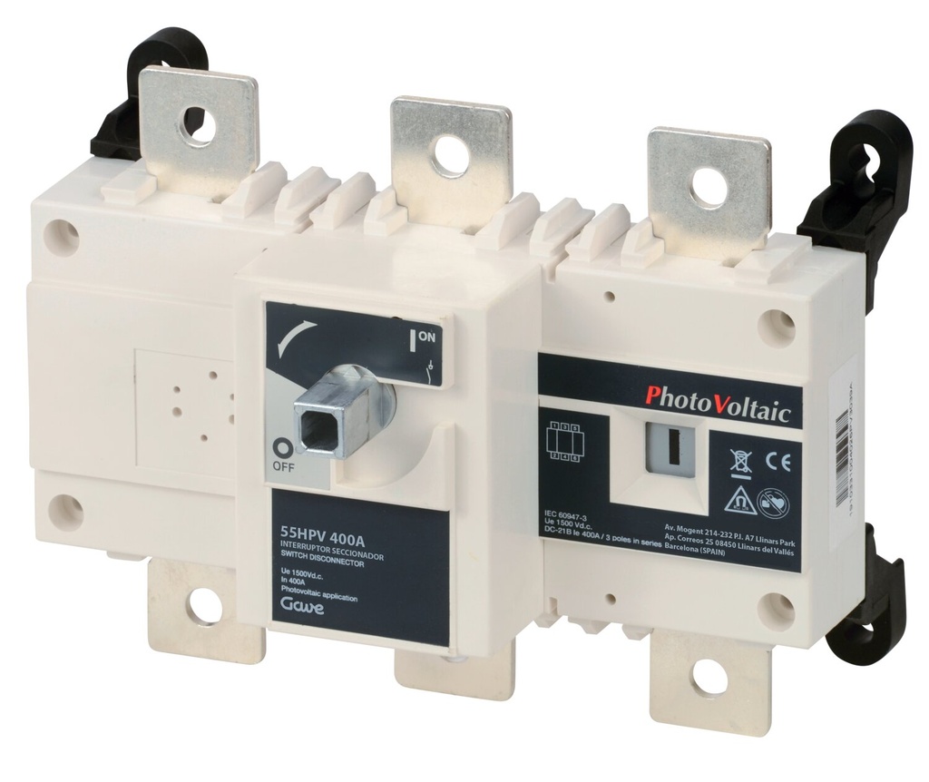INTERRUPTOR  PV 3P  400A 1500VDC
