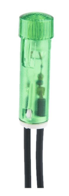 PILOTO D.8,6MM 220V.VERDE FLUOR GAVE