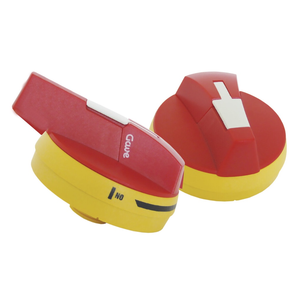 MANDO EXTERIOR BLOQUEABLE GAVE ROJO/AMARILLO M5  25A-40A-63-100A