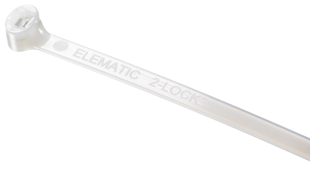 BRIDA DOBLE DIENTE BLANCA 200X4,5