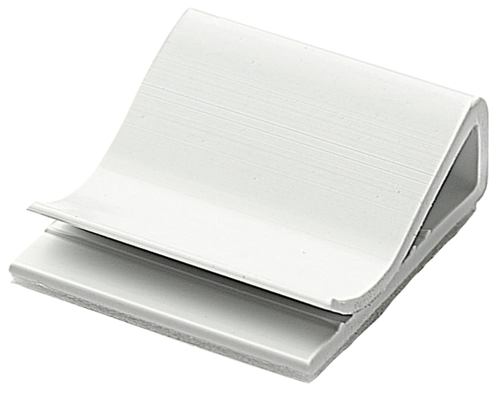 SOPORTE ADHESIVO CABLE PLANO 30X26X9,6