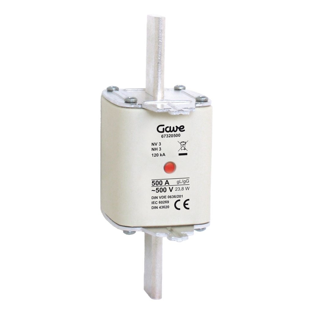 FUSIBLE NH IND.FUSION GAVE 500A.GG T3