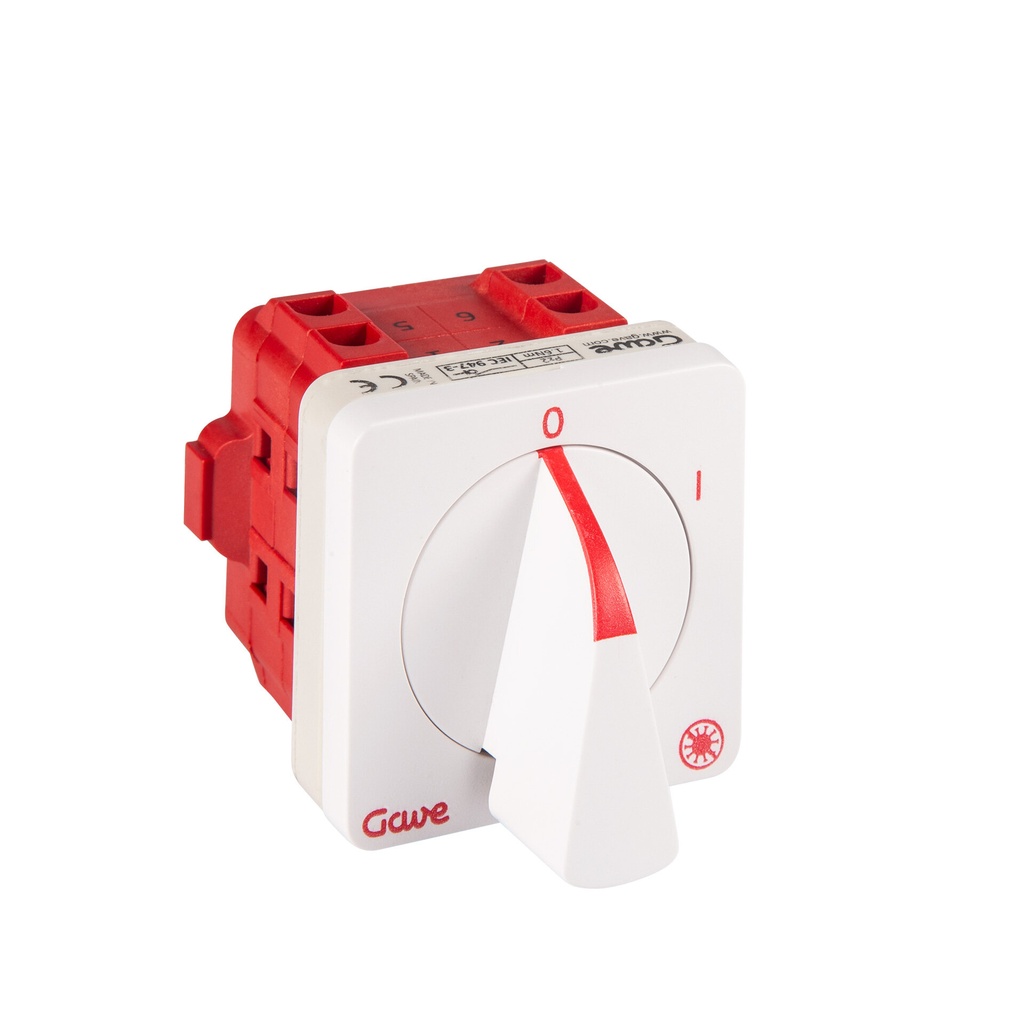 INTERRUPTOR 3P GAVE 12A.D0 TRATAMIENTO ANTIMICROBIANO