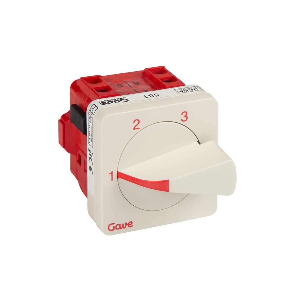 CONMUTADOR GAVE SIN 0 1P 4 POS.16A.D0