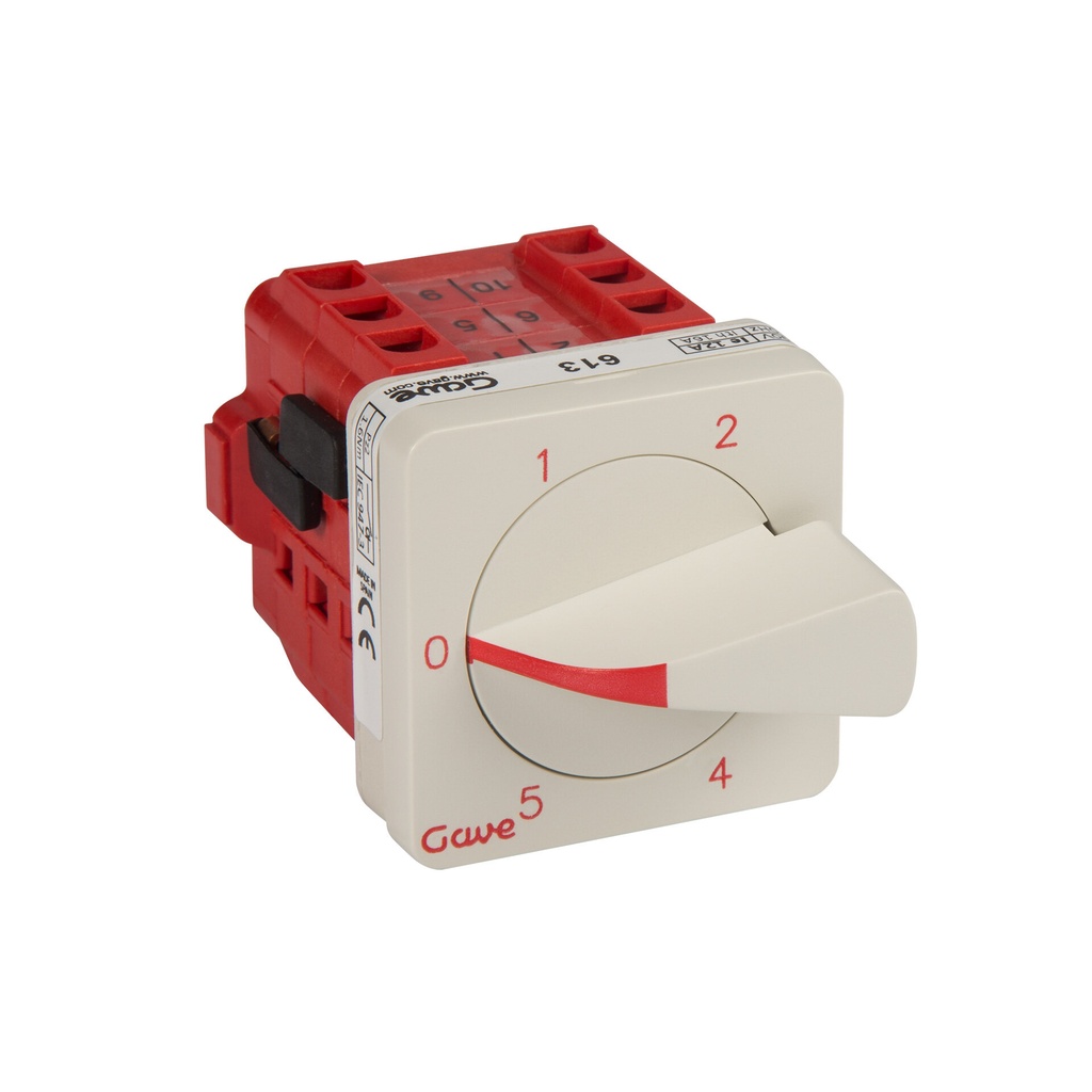 CONMUTADOR GAVE 1P 5 POS.12A.D0