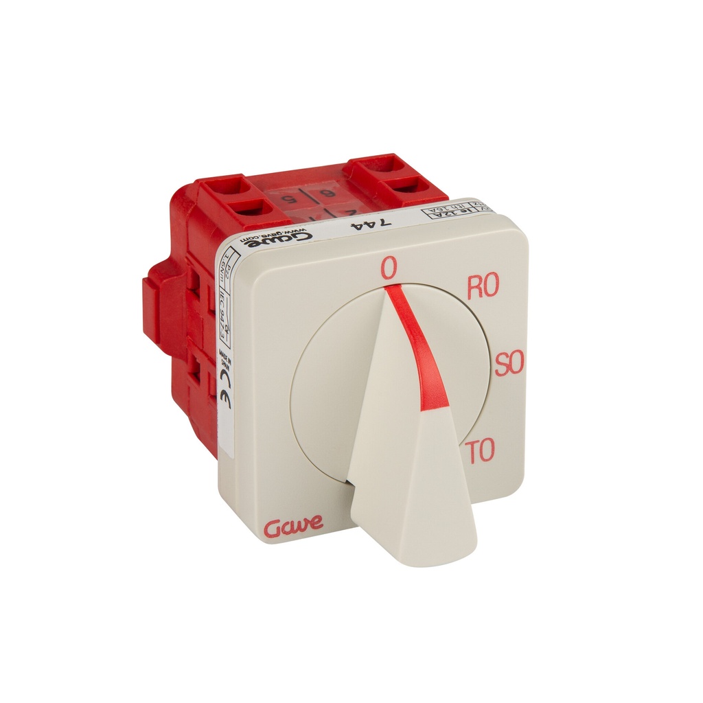 CONMUTADOR  VOLTIMETRO GAVE 3P-N 16A.D0