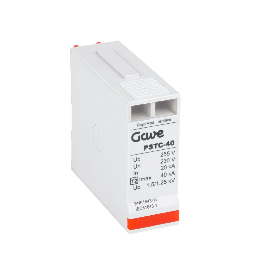 CARTUCHO COMPACTO GAVE FASE+FASE 1MODULO 1 IMAX. 40KA 