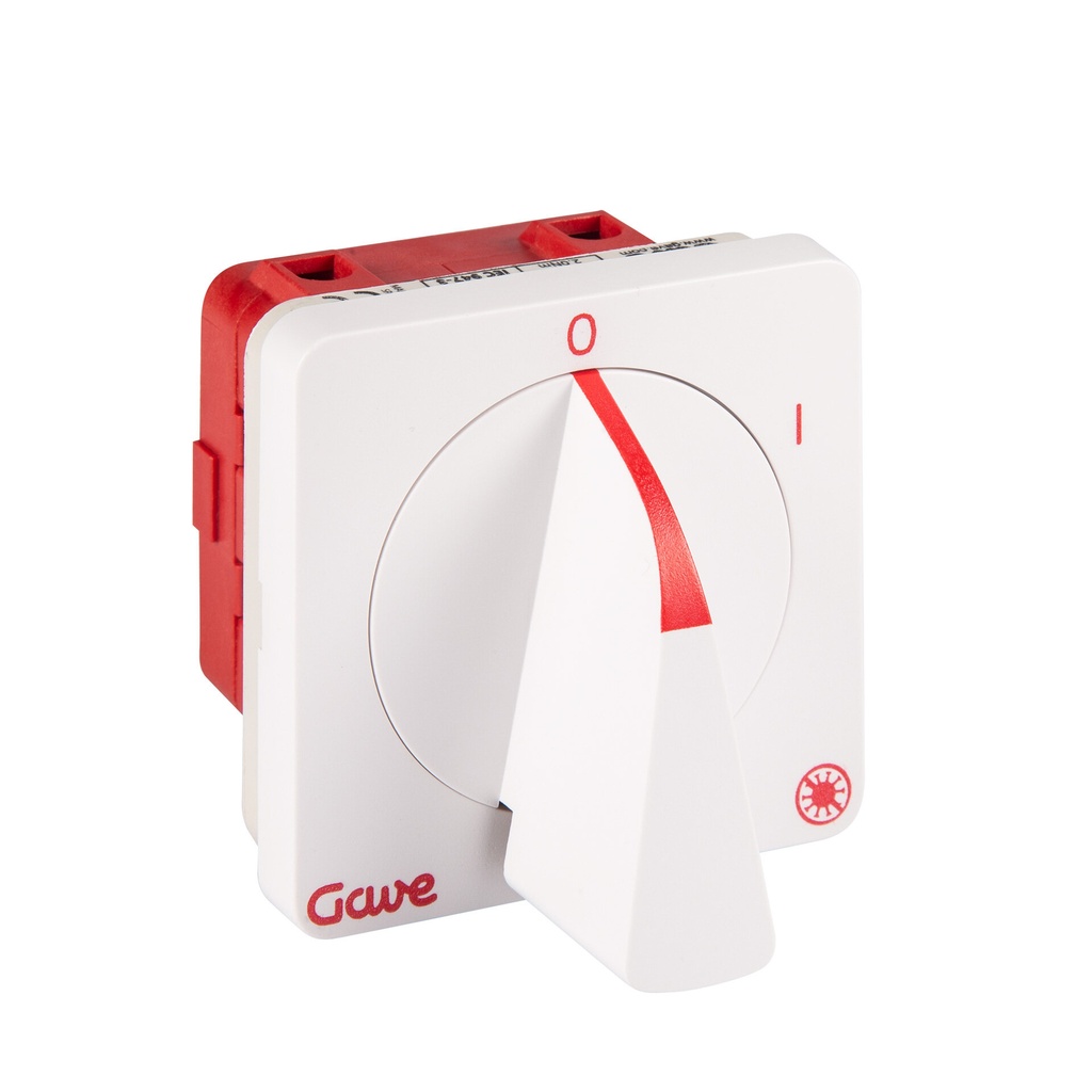 INTERRUPTOR 2P GAVE 32A.D1 TRATAMIENTO ANTIMICROBIANO