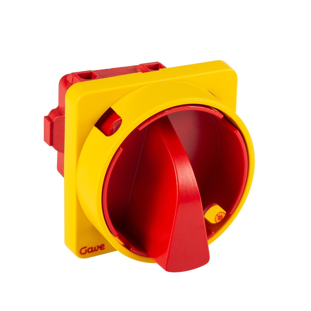 INTERRUPTOR 2P GAVE 25A.D0 BLOQUEO CANDADO ROJO/AMARILLOTRATAMIENTO ANTIMICROBIANO