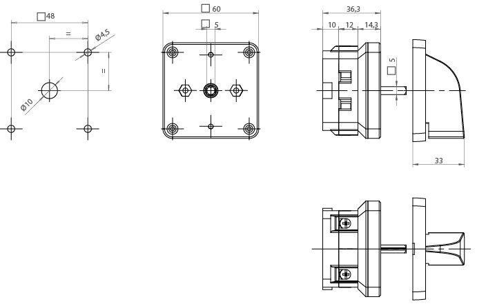 MANIPULADOR PARO-MARCHA 32A.D1