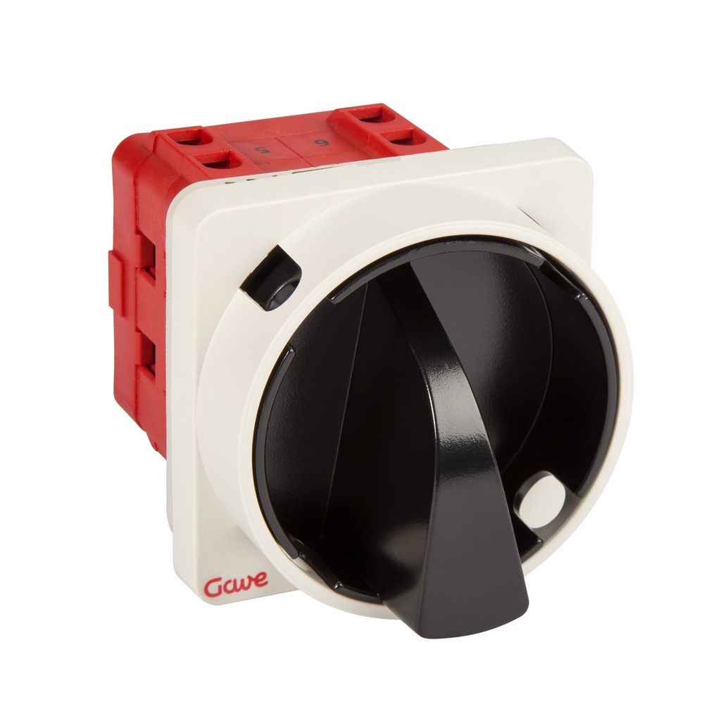 INTERRUPTOR 3P 32A D1 BLOQUEO CANDADO NEGRO/GRIS