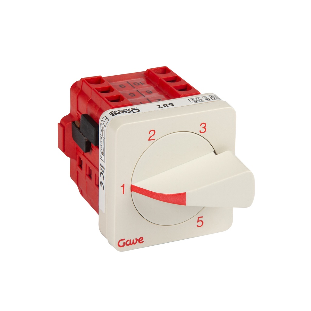 CONMUTADOR GAVE SIN 0 1P 5 POS.25A.D0