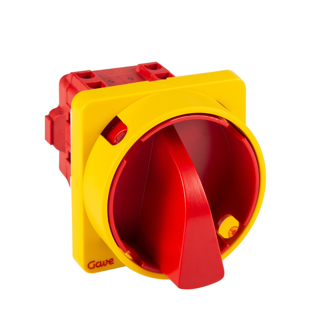 INTERRUPTOR 4P 25A.D0 BLOQUEO CANDADO ROJO/AMARILLOTRATAMIENTO ANTIMICROBIANO