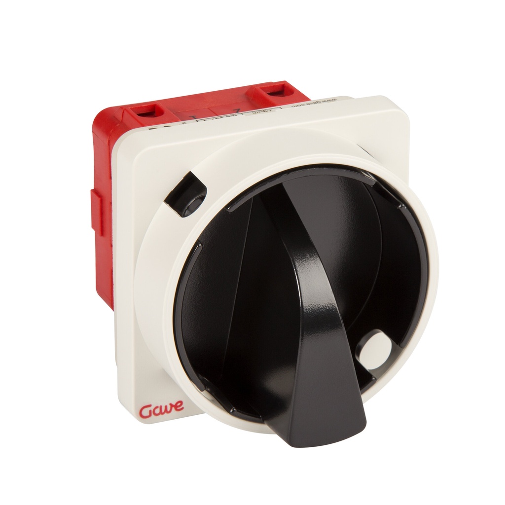 INTERRUPTOR 2P.40A.D1 BLOQUEO CANDADO NEGRO/GRIS