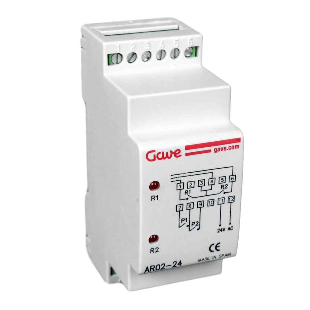 RELE DE ALTERNANCIA SIMULTANEO 24V AC