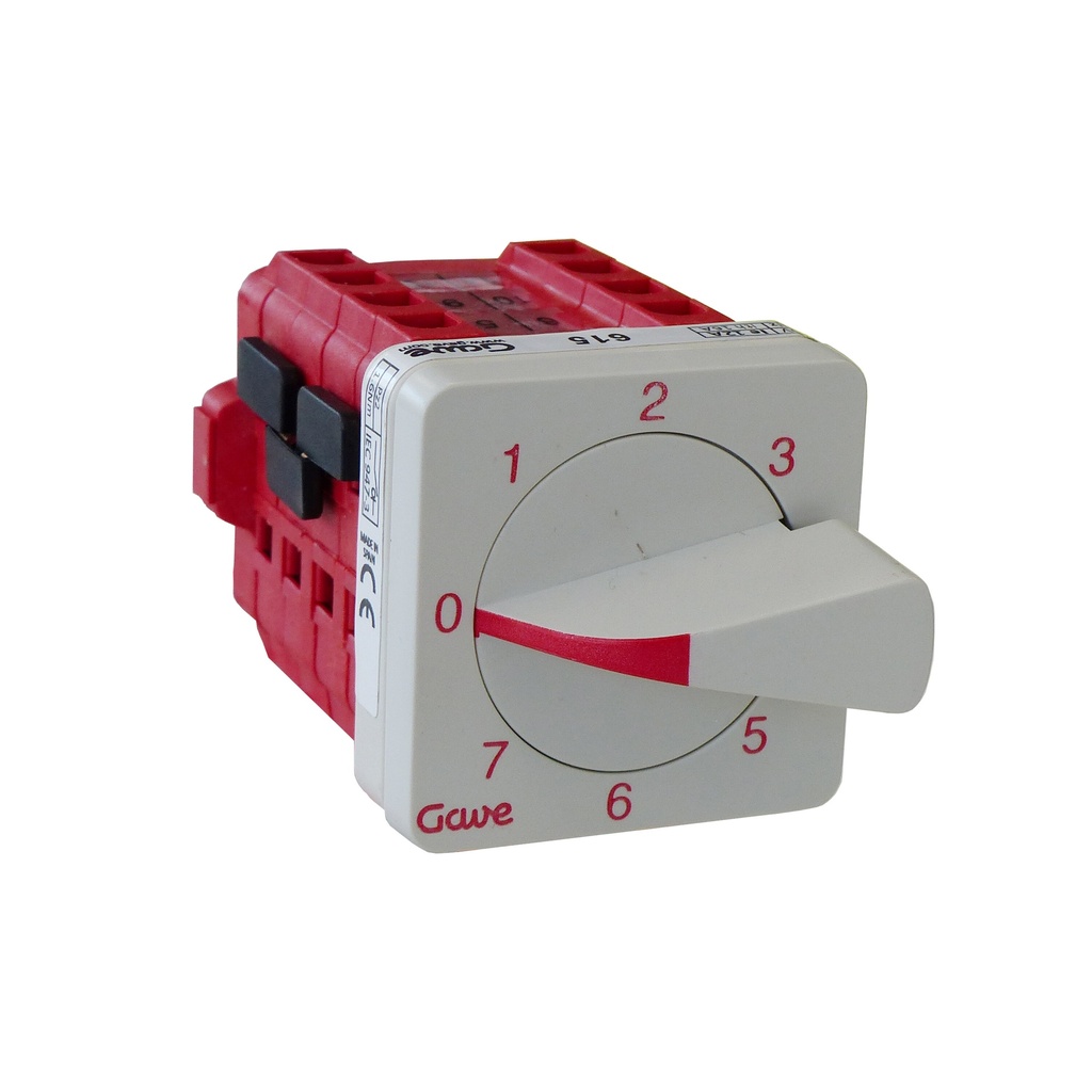 CONMUTADOR GAVE 1P 7 POS.25A.D0