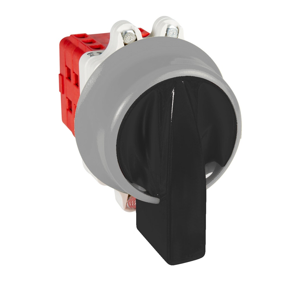 INTERRUPTOR 3P GAVE 40A.D1 MANDO BLOQUEO CANDADO IP69K NEGRO/GRIS