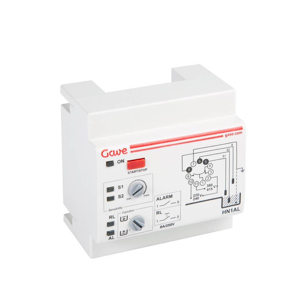 HIDRONIVEL SIMPLE CON ALARMA, SIN SONDAS NI BASE GAVE