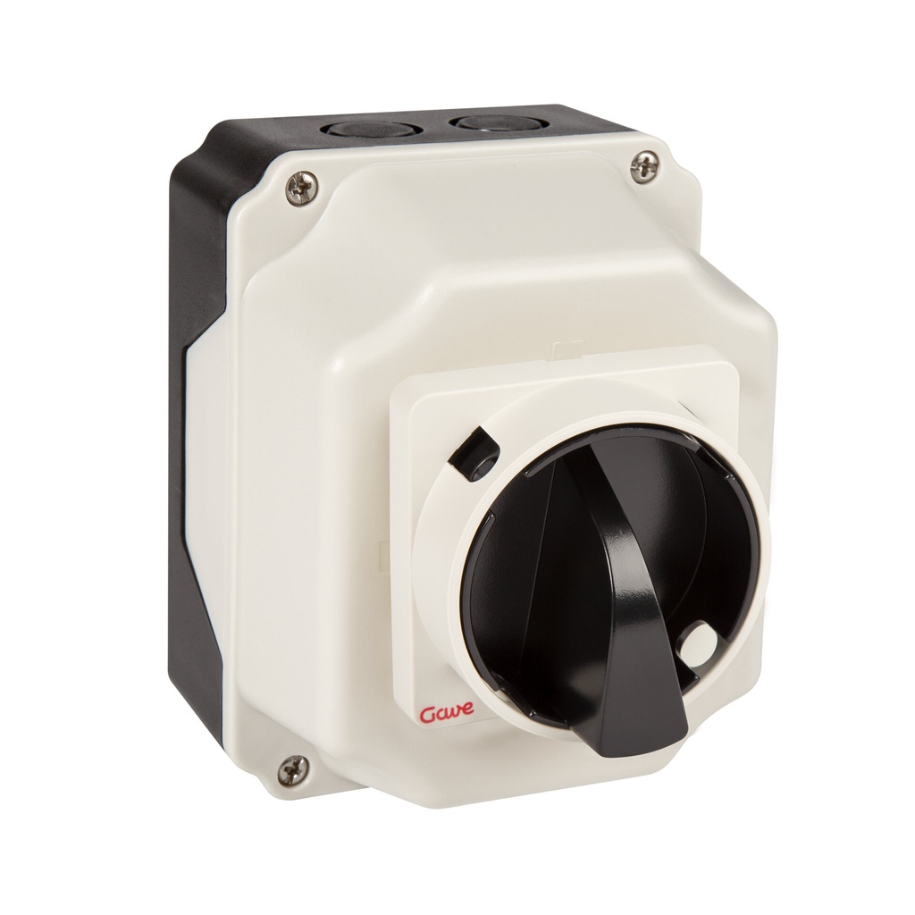 INTERRUPTOR 3P.25A.+AUX.NA EN CAJA IP65