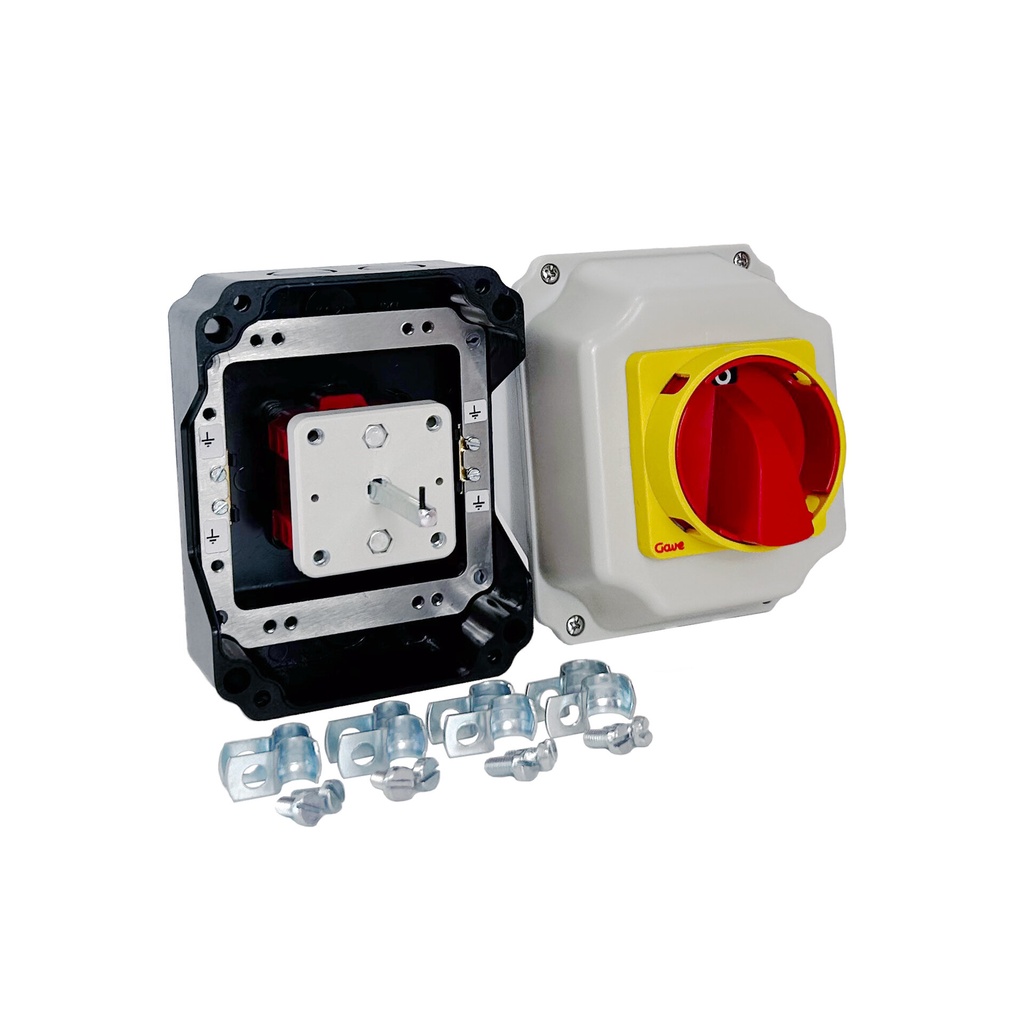 INTERRUPTOR 3P.16A. EN CAJA IP65 + EMC