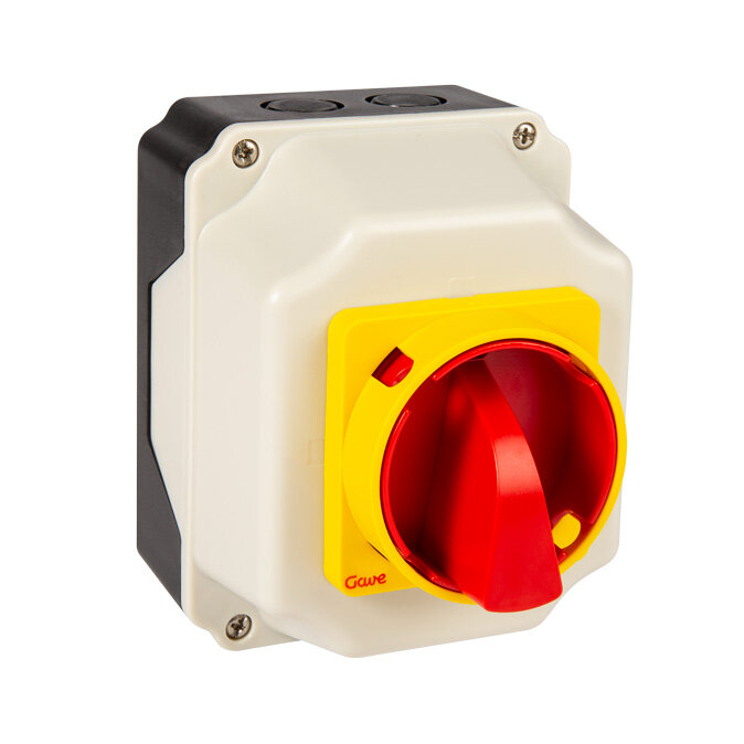 INTERRUPTOR 3P.16A.+AUX.NA EN CAJA IP65