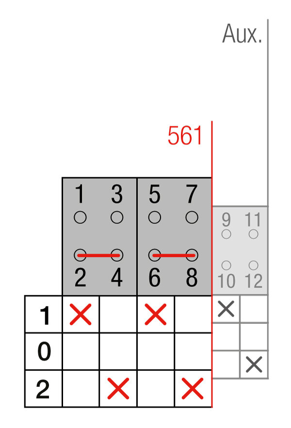 CONMUTADOR  MOTORIZADO ENTRADA SUPERIOR 1-0-2 2P 125A. 12V DC GAVE