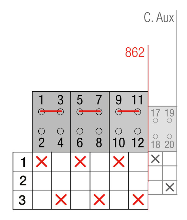 CONMUTADOR  MOTORIZADO ENTRADA INFERIOR 1-0-2 4P 160A. 80-230VAC GAVE