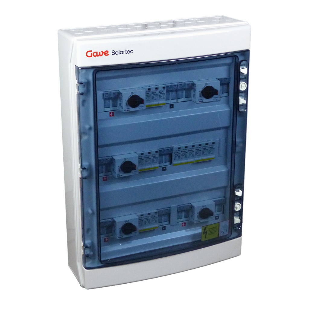 CAJA MODULAR CONEXIÓN PV - 2STRINGS 1000V 25A FUS15A 5MPPT SALIDAS INDIVIDUALES