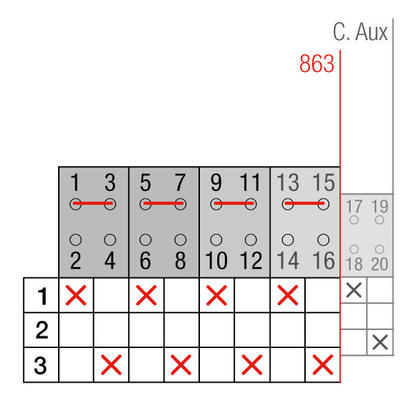 CONMUTADOR  MOTORIZADO ENTRADA INFERIOR 1-0-2 2P 200A. 80-230VAC GAVE