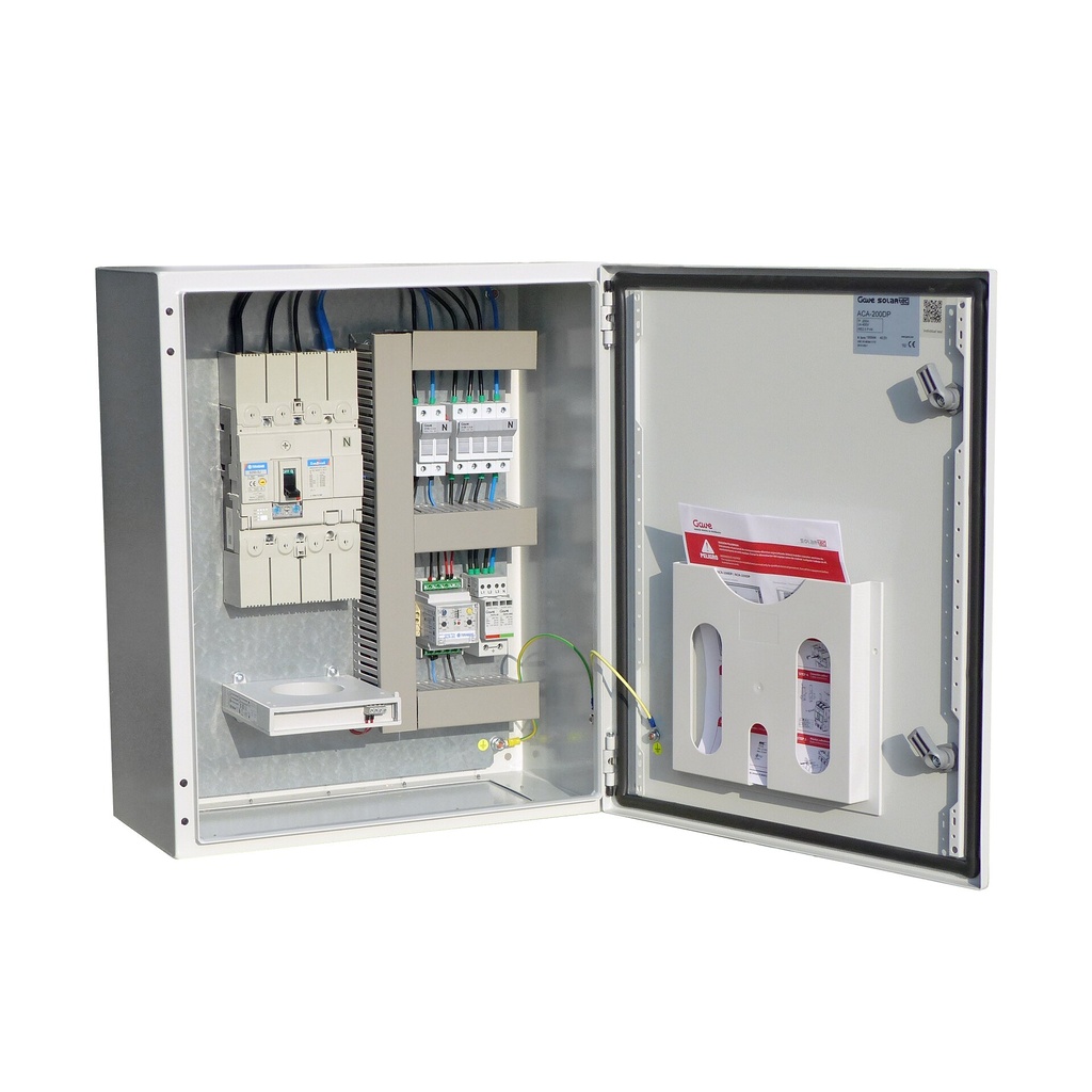 CAJA DE CONEXIÓN AC TRIFÁSICA 250A ENVOLVENTE METÁLICA GAVE