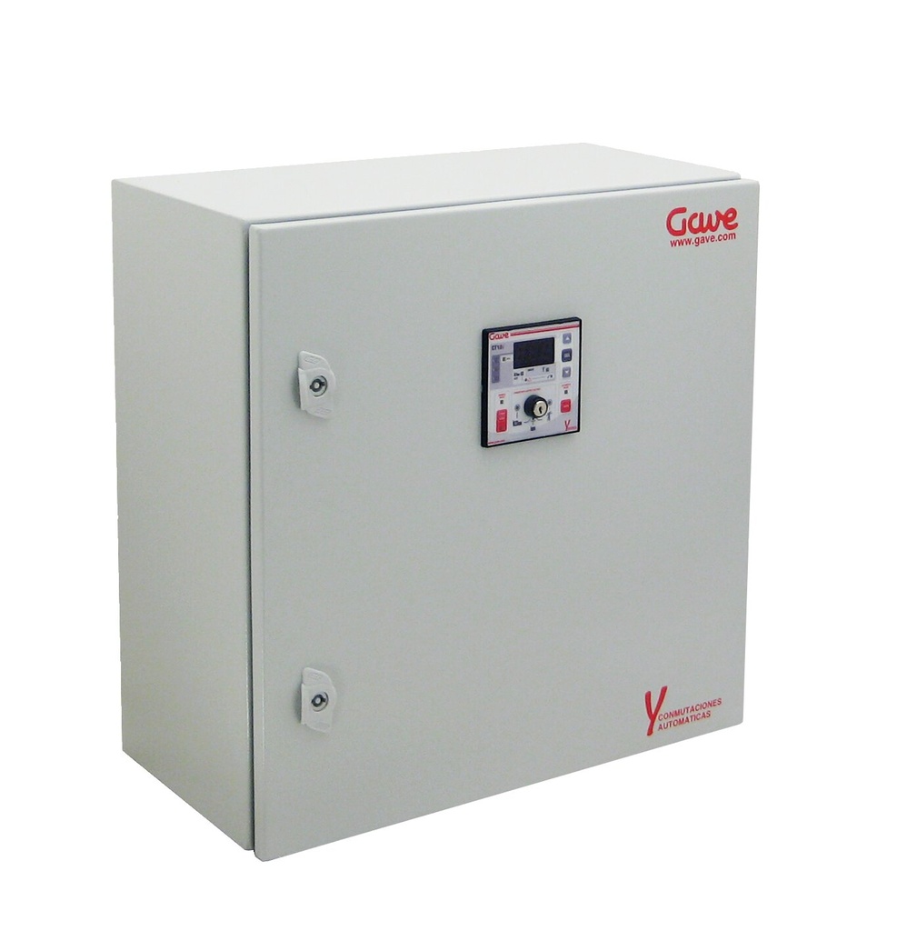 CUADRO CON CENTRAL TRANSFERENCIA AUTOMATICA 4P 160A +PROT. SOBRET.